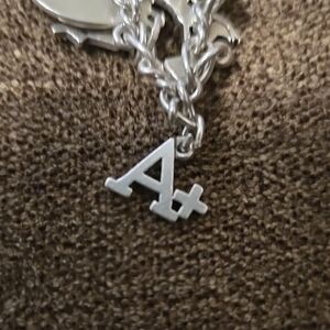 James Avery Silver A+ Charm